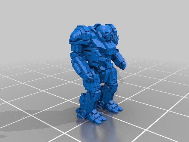 mechwarrior atlas pinshape 3D print model - Mito3D