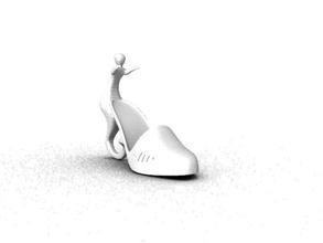 ayakkabı sirena kız pinshape moda 3d print model - Mito3D