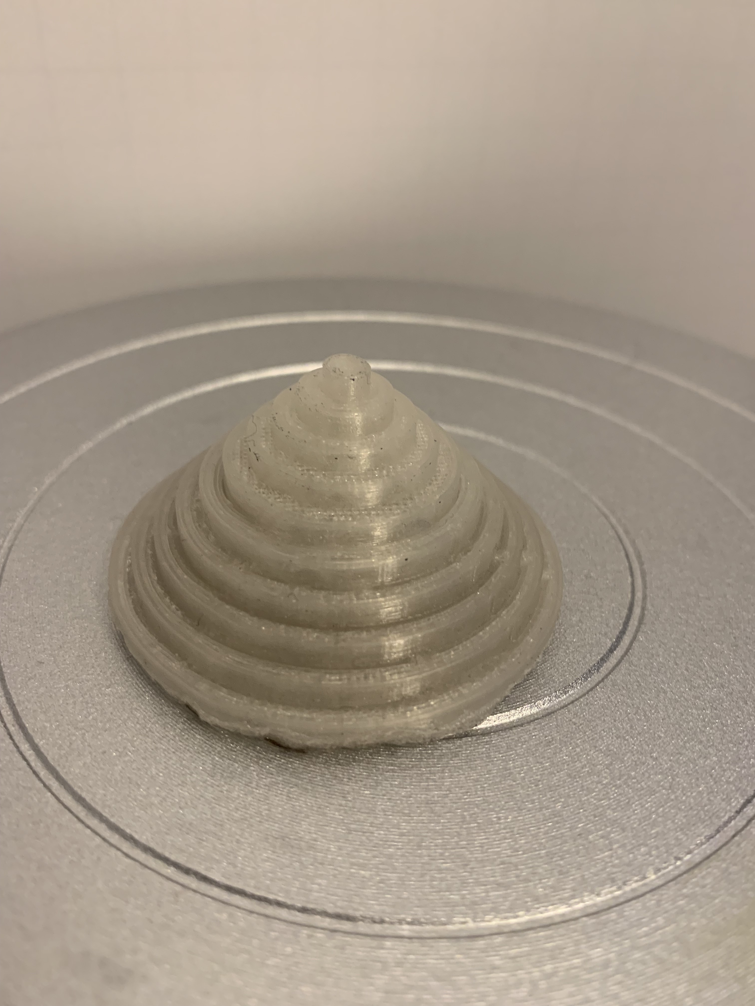 daire piramit iğne şekli 3D print model - Mito3D