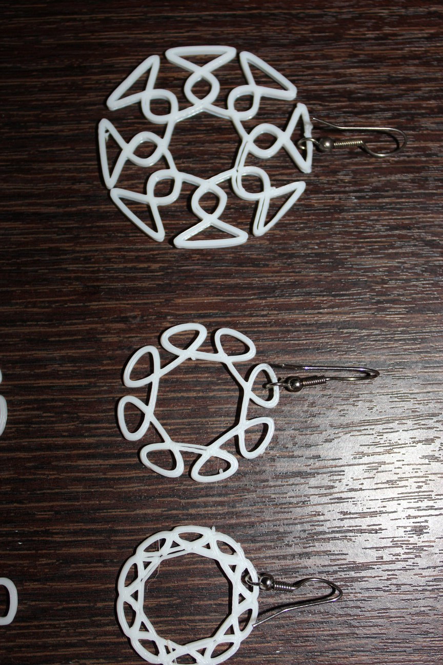 eco earrings pinshape 3D print model - Mito3D