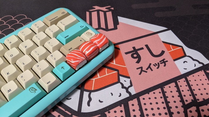 sushi tecla alfinete 3d print model - Mito3D