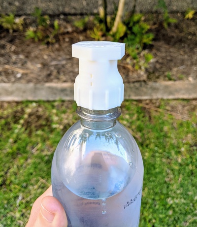 dial-a-dooty smartwater bottle bidet pinshape 3d print model - Mito3D