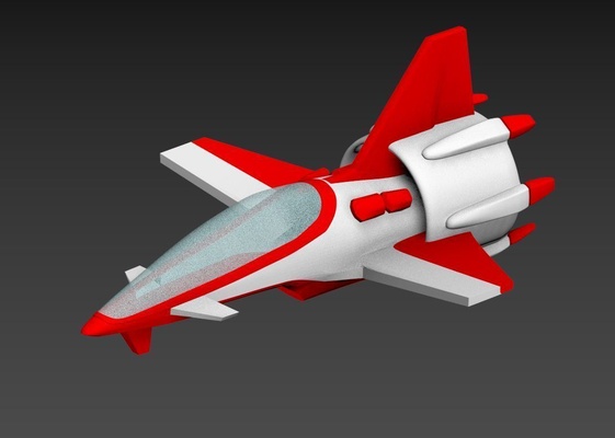 rrt fan jet racer plane aircraft - project echelon pinshape 1 285 3d print model - Mito3D