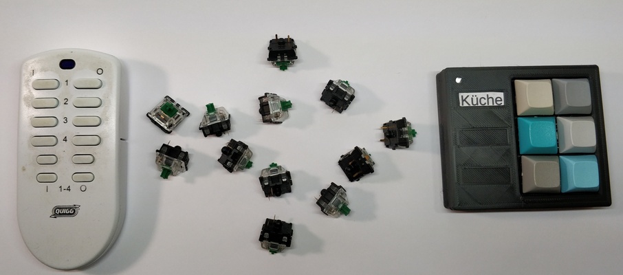 toma corriente remoto to cambiar interruptor panel forma alfiler interruptores 3d print model - Mito3D