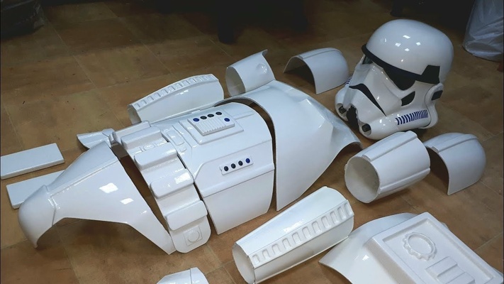stromtrooper estrela guerras alfinete star wars 3d print model - Mito3D