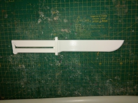 mandalorien couteau forme d'épingle 3d print model - Mito3D