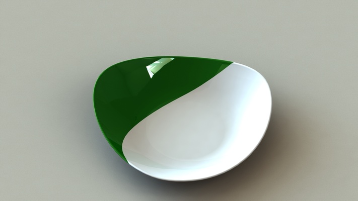 forma plato alfiler escritorio 3d print model - Mito3D