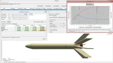 3d druckbare erzielbaren Rakete pinshape rocket motor Raketen Modell Fliegen 3d print model - Mito3D