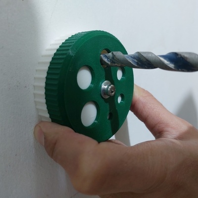 drill dust collector recolector de polvo para taladro pinshape 3d print model - Mito3D
