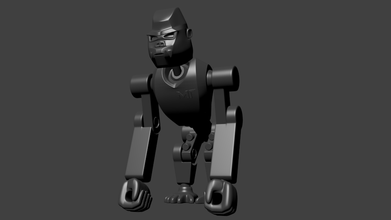 makertron gorila pinshape diseño concurso 3d print model - Mito3D