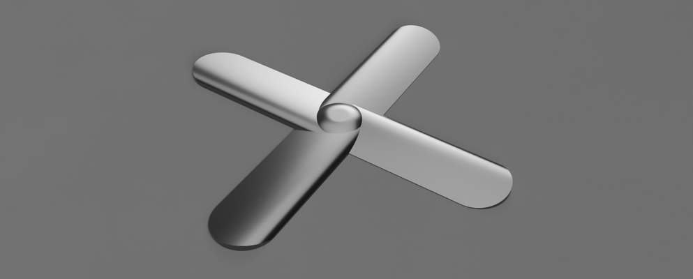 bumerang forma alfiler fly boomerang toys 3d print model - Mito3D