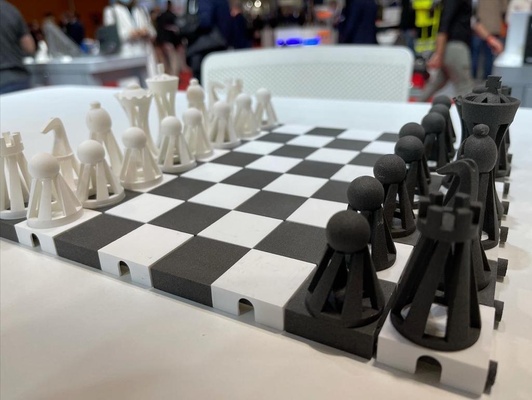 ajedrez juego mesa forma alfiler 3d print model - Mito3D