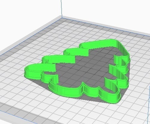 snow tree cookie cutter- cortante arbol nevado 3d model pinshape cutter 3d print model - Mito3D