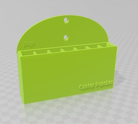 centro soco estante alfinete broca 3d print model - Mito3D