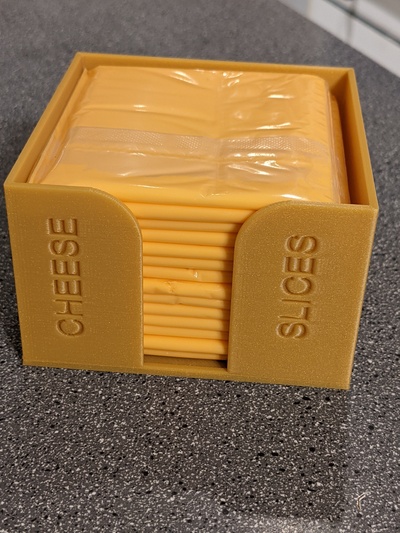 käse scheiben pinshape kitchen accessories 3d print model - Mito3D