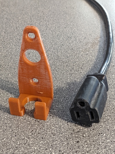 cable manos us canadá forma alfiler eléctrico 3d print model - Mito3D
