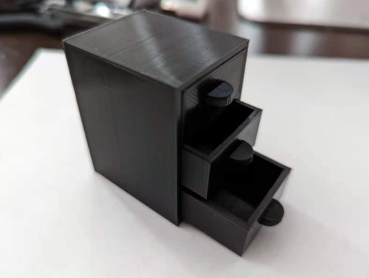 mini cassetto forma spillo 3d print model - Mito3D