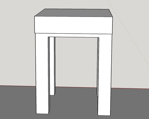 mesa alfinete madera 3d print model - Mito3D