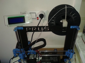 prusa i3 panneau lcd pinshape écran rework 3d print model - Mito3D
