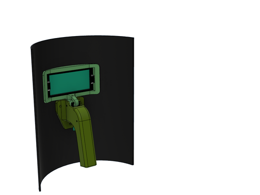 soudage masque forme d'épingle gadget outil 3d print model - Mito3D