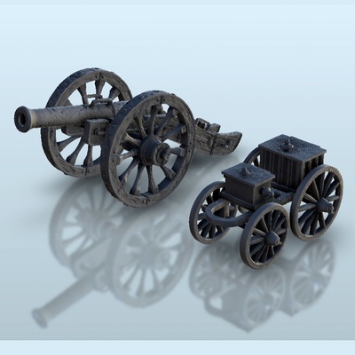 cannons pinshape architecture 3d print model - Mito3D