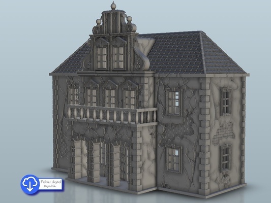 casa 3 alfinete arquitetura 3d print model - Mito3D