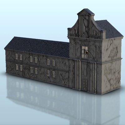 baroque building 4 pinshape architecture 3d print model - Mito3D