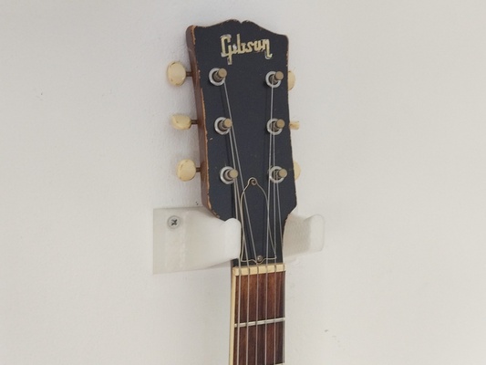 generico chitarra parete gancio corto forma spillo 3d print model - Mito3D