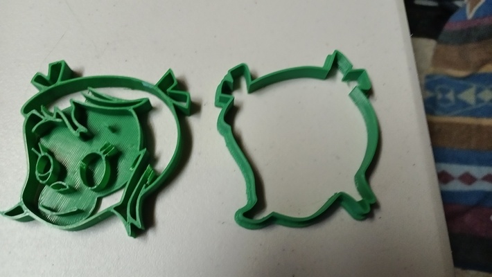 cindy lou oms biscotto taglierina forma spillo grinch 3d print model - Mito3D