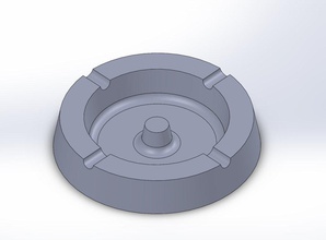 ashtray pinshape 3d-design 3d print model - Mito3D