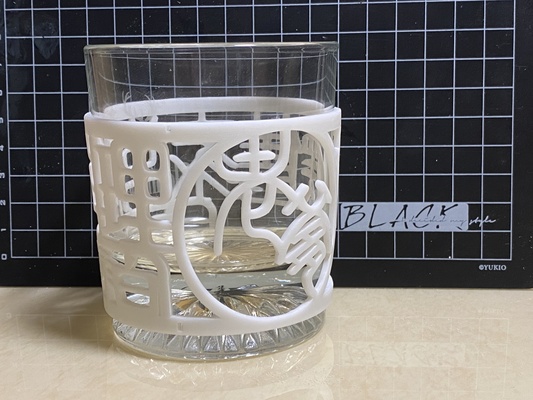 whisky tasse titulaire soutien forme d'épingle 3d print model - Mito3D