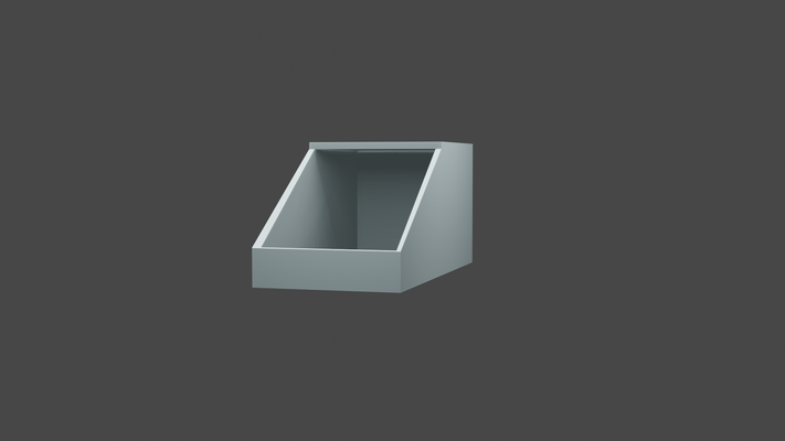 espace rangement étagères empilable forme d'épingle 3d print model - Mito3D