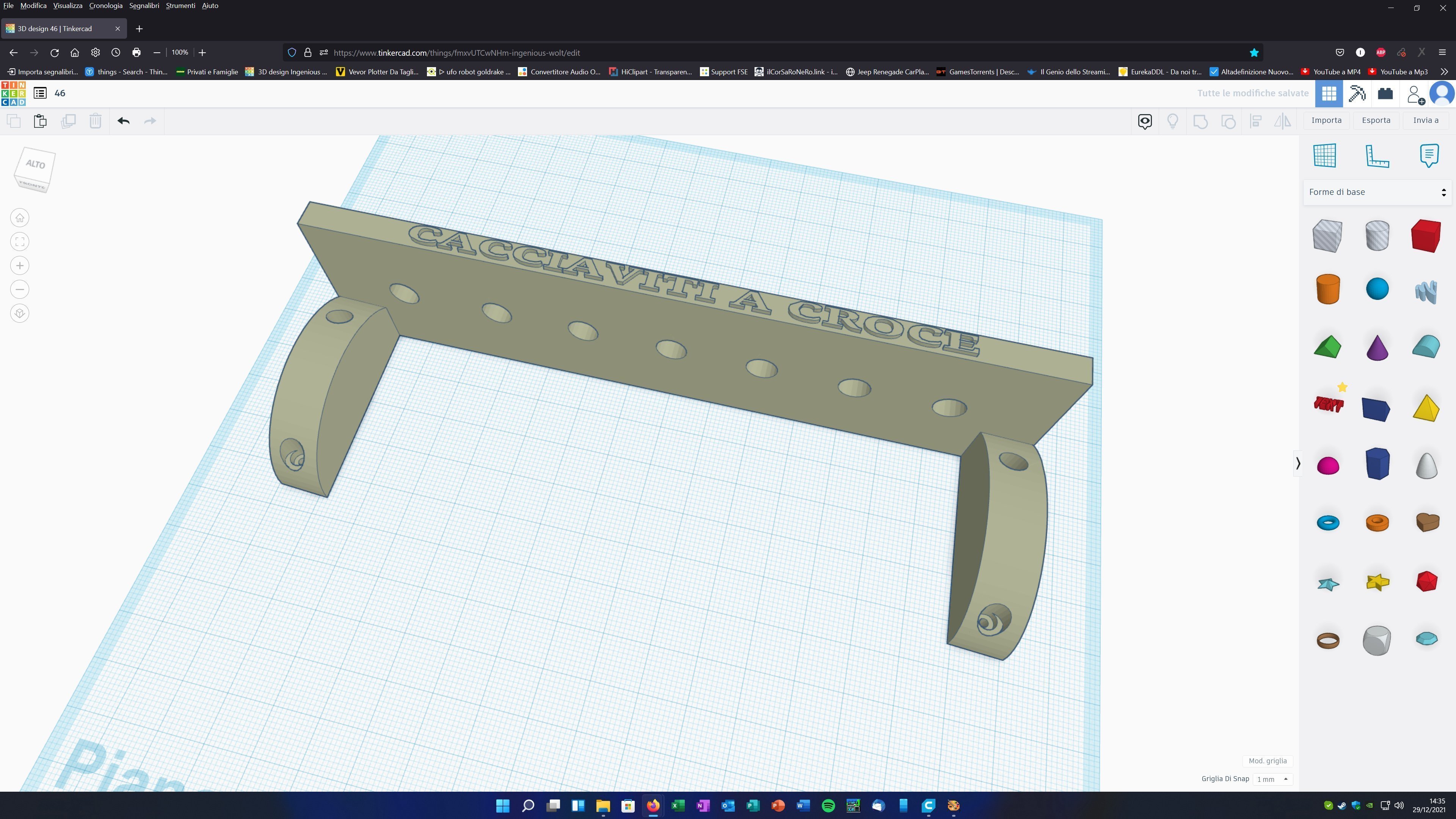 supporto cacciaviti pinshape supportless 3D print model - Mito3D