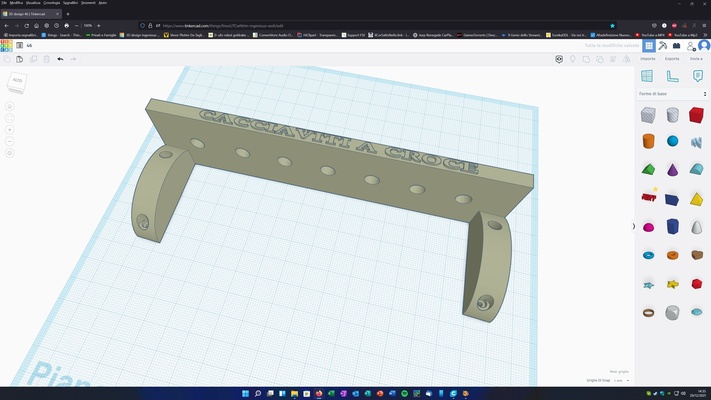 supporto cacciaviti pinshape unterstützung 3d print model - Mito3D