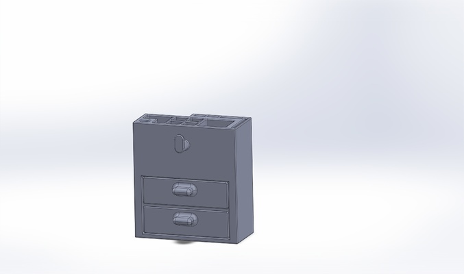 cassetta degli attrezzi ender 5 forma spillo plus 3d print model - Mito3D