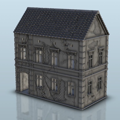 casa 5 alfinete arquitetura 3d print model - Mito3D