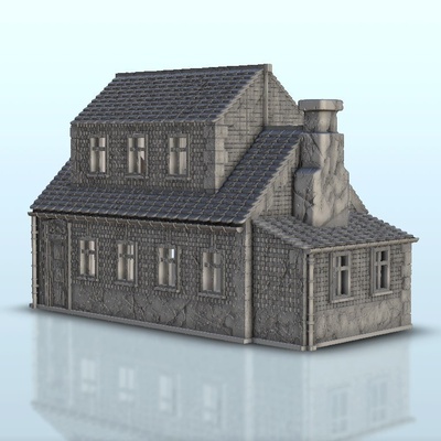 maison 10 forme d'épingle architecture 3d print model - Mito3D