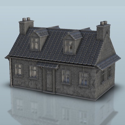 casa 11 alfinete arquitetura 3d print model - Mito3D