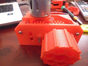 gearbox robot battle sumobot pinshape zayelmech impresion 3d 3d print model - Mito3D