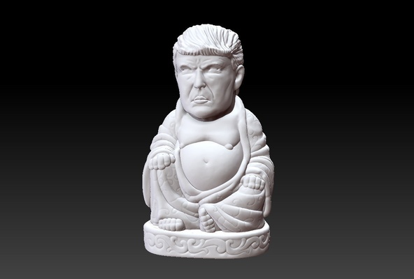 trump buddha c pinshape 3d print model - Mito3D