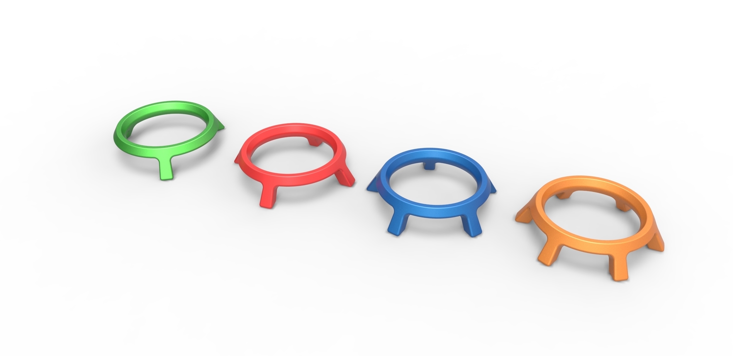 pokeball stand set pinshape 3D print model - Mito3D