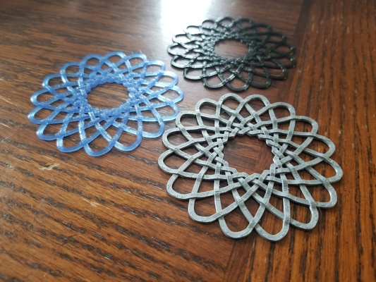 celtic weave circular emblem pinshape 3d print model - Mito3D