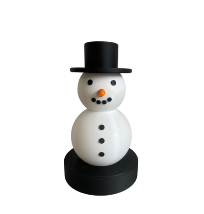 snowman pinshape smowman 3d print model - Mito3D