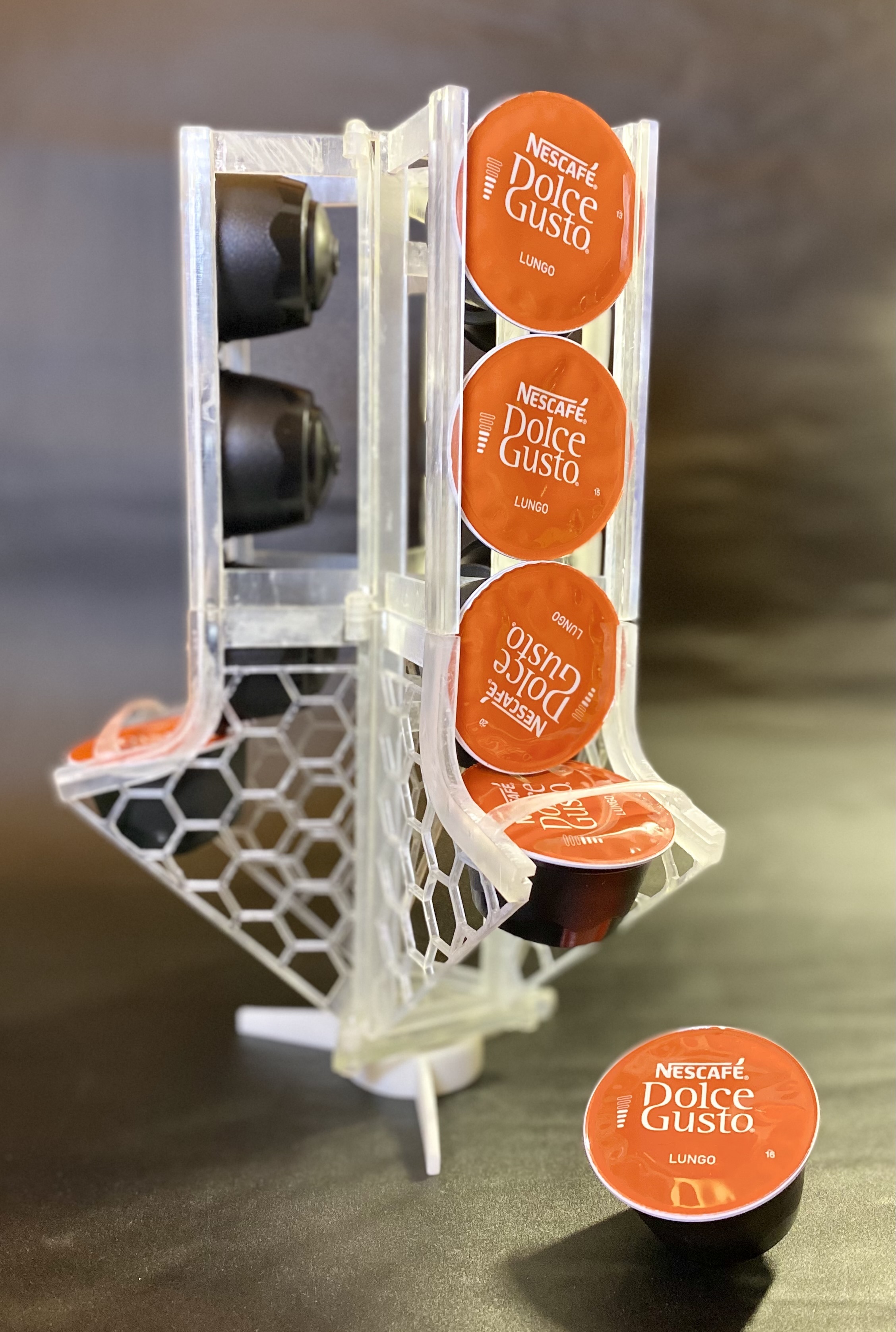 dolce gusto storage rack pinshape nestle 3D print model - Mito3D