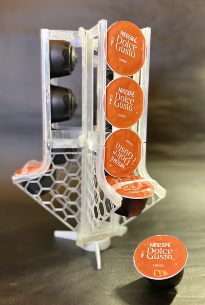 dolce gusto lager gestell pinshape schmiegen 3d print model - Mito3D