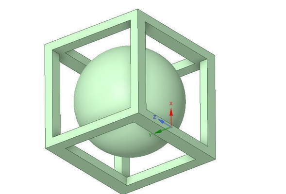 ball in a box pinshape fun 3d print model - Mito3D