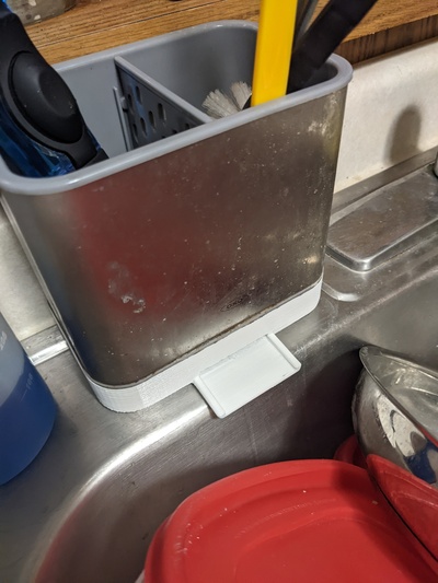 base drain spout oxo sink caddy pinshape 3d print model - Mito3D
