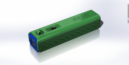 téléphone cellulaire batterie chargeur pinshape mobile pack 3d print model - Mito3D