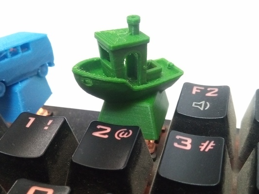 mechanical keyboard keycap of 3dbenchy pinshape 3d print model - Mito3D