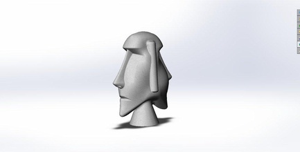 statue antique pinshape pérou statues montagne sculpture l'homme 3d print model - Mito3D